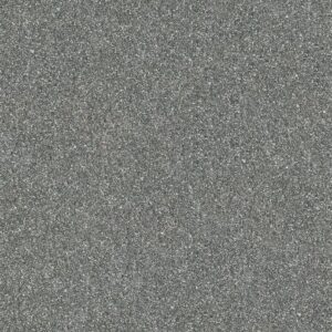 Close-up of a smooth dove-grey saxony carpet
